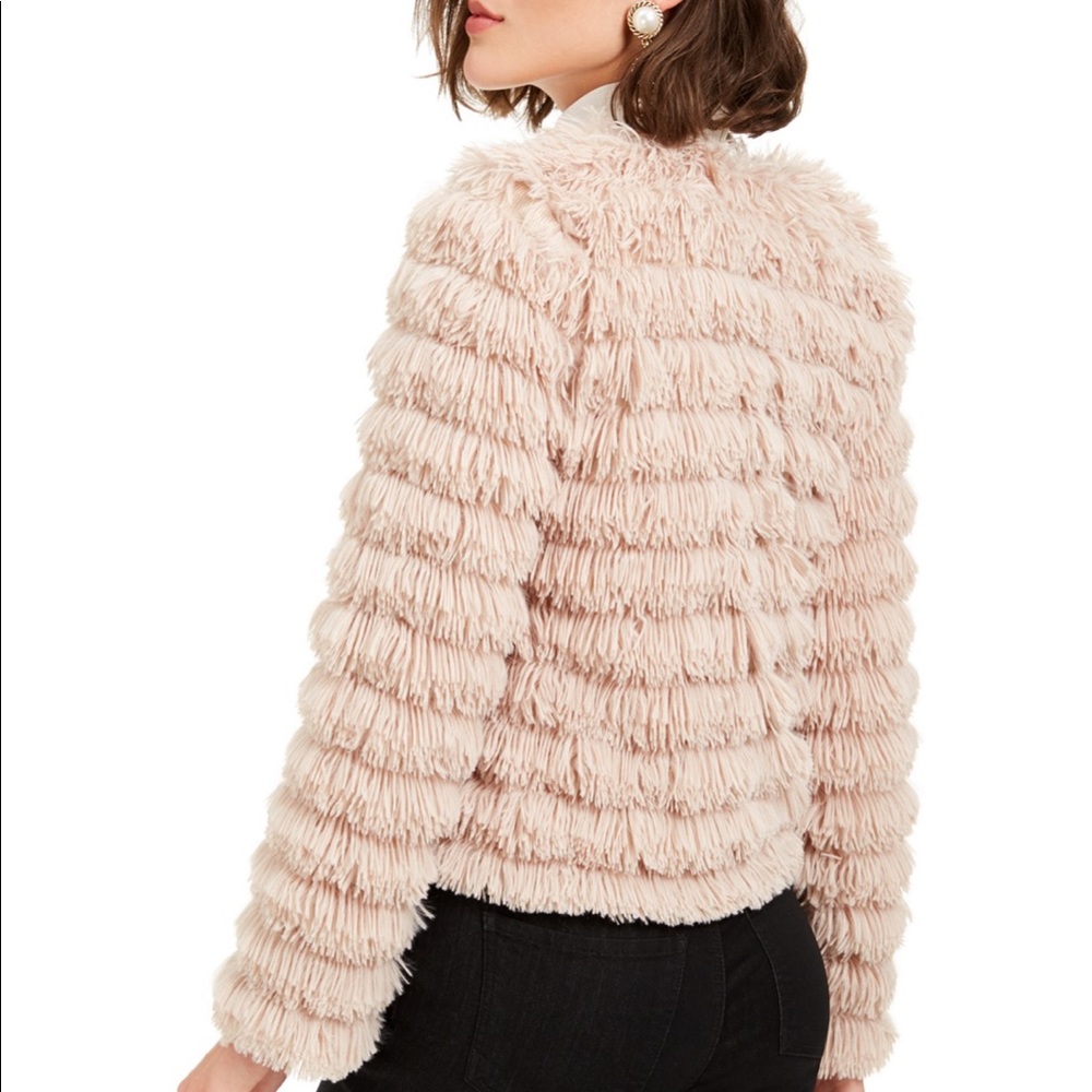 Sage the label fringe jacket